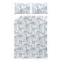 UŽVALK KOMPL SATIN TROPICAL EDEN 160X200