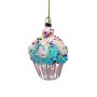 Eglutės žaisliukai Christmas Touch Cupcake, 9 cm