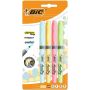 Teksto žymeklis Bic Pastel 964859, 4 vnt.