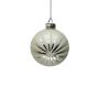 Eglutės žaisliukas Christmas Touch, baltas, 8 cm, stiklas