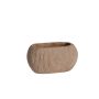 Gėlių vazonas Domoletti BTP08B, cementas, 27.5x17.5cm, rudas
