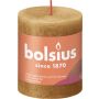 Žvakė, cilindrinė Bolsius Rustic, 8/6.8 cm, ruda