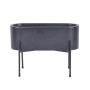Vazonas Domoletti LT14768-1S, Ø 44x18.5 cm, juodas