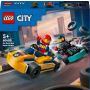 Konstruktorius LEGO® City Gokartai ir lenktynininkai 60400