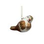 Eglutės žaisliukas Christmas Touch, 12 cm, stiklas