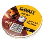 Pjovimo diskai Dewalt DT3507-QZ, 125x1x22.23mm, 10 vnt.