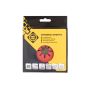 Šlifavimo diskas Forte Tools 80, FIBRA, Ø125 mm, 5 vnt.
