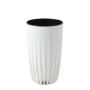 Vazonas Lamela Mira Tall 982-05, plastikinis, Ø 25cm, baltas