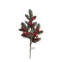 Dirbtinė šakelė Christmas Touch, raudona/žalia, 48 cm