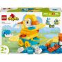 LEGO® DUPLO® Gyvūnai ant ratukų „trys viename“