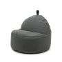 Sėdmaišis SoSoft Round XL Teddy, pilkas