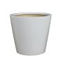 Vazonas Domoletti IP16-1429, keramika, Ø 23 cm, baltas