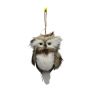 Dekoracija Pelėda Christmas Touch, 13 cm, ruda