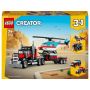 Konstruktorius LEGO Bortinis sunkvežimis su sraigtasparniu
