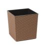 Vazonas Lamela JUKA RATTAN, rudas, Ø19 cm, 19 cm
