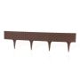 Vejos bortas Garden Center Rattan, 240 x 20 cm, ruda, 3 vnt.