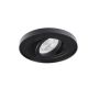 Šviestuvas įleidžiamas Kanlux Tiny Bord, 10W, GU10, juodas