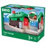Komplektas Brio Train Garage 4080301-0150, žalia