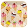 Vienkartinės lėkštės PAW Ice Cream, 23 cm, 8 vnt.
