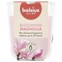 Žvakė, aromatinė Bolsius Blooming Magnolia, 25 h, Rožinė