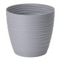 Vazonas Form Plastic Sahara Petit, Ø 14.7 cm, pilkas