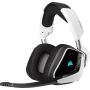 Belaidės ausinės Corsair VOID RGB Elite, balta