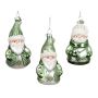 Eglutės žaisliukas Santa, 11 cm, stiklas
