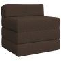 Sulankstomas Sofos Lova Taupe 200 x 70 x 10 cm Audinys