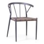 Lauko kėdė Domoletti Ella 53000010155, ruda, 58x56x77cm