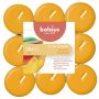 Žvakė, aromatinė Bolsius Mango, 4 h, 18 vnt., Oranžinė