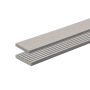 WPC terasinės lentos apdailos profilis, 11x71x3000mm, pilkas