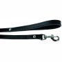Pavadėlis Zolux LEATHER LINED, juodas, 1 m