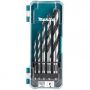 Medžio grąžtų komplektas Makita D-72861 4/5/6/8 /10 mm 5 vnt