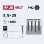 Sraigtai juostoje metalui 3.5 x 25 mm, 1000 vnt.