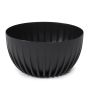 Vazonas LAMELA MIRA 918-04, plastikinis, Ø 30 cm, juodas