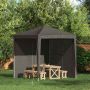 Šventinės palapinės šoninė siena 2 pcs Antracito 200 x 195 cm