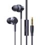 AUSINĖS 3.5MM BASEUS ENCOK HZ11 JUODOS
