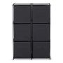 LENTYNA L SU DĖŽĖMIS JUODA 68.5X34.5X101