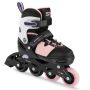 Riedučiai Spokey Trixie 944676, juodi/rožiniai, 31-34