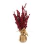 Dirbtinis augalas Christmas Touch, raudona, 48 cm