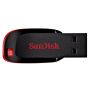 USB atmintinė SanDisk Cruzer Blade SDCZ50-032G-A11, juoda