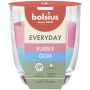Žvakė, aromatinė Bolsius Bubble Gum, 21 h, Rožinė/Žydra