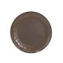 Lėkštė pietų Domoletti Brown arabic, Ø 26.6 cm, ruda