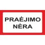 Lipdukas praėjimo nėra 170x100mm
