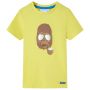 Vaikiški marškinėliai trumpomis rankovėmis, geltoni, 92 dydžio