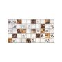 PVC sienų danga 10943, Espresso, 964x484 mm