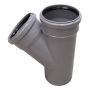 Vidaus kanalizacijos trišakis Wavin, Ø 110 / 110 mm, 45°