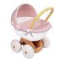 Lėlių vežimėlis Smoby Baby Nurse, balta/rožinė