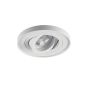 Šviestuvas įleidžiamas Kanlux Tiny Bord, 10W, GU10, baltas