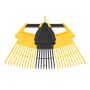 Grėblys vėduoklinis Forte Tools R030, be koto, 380 mm